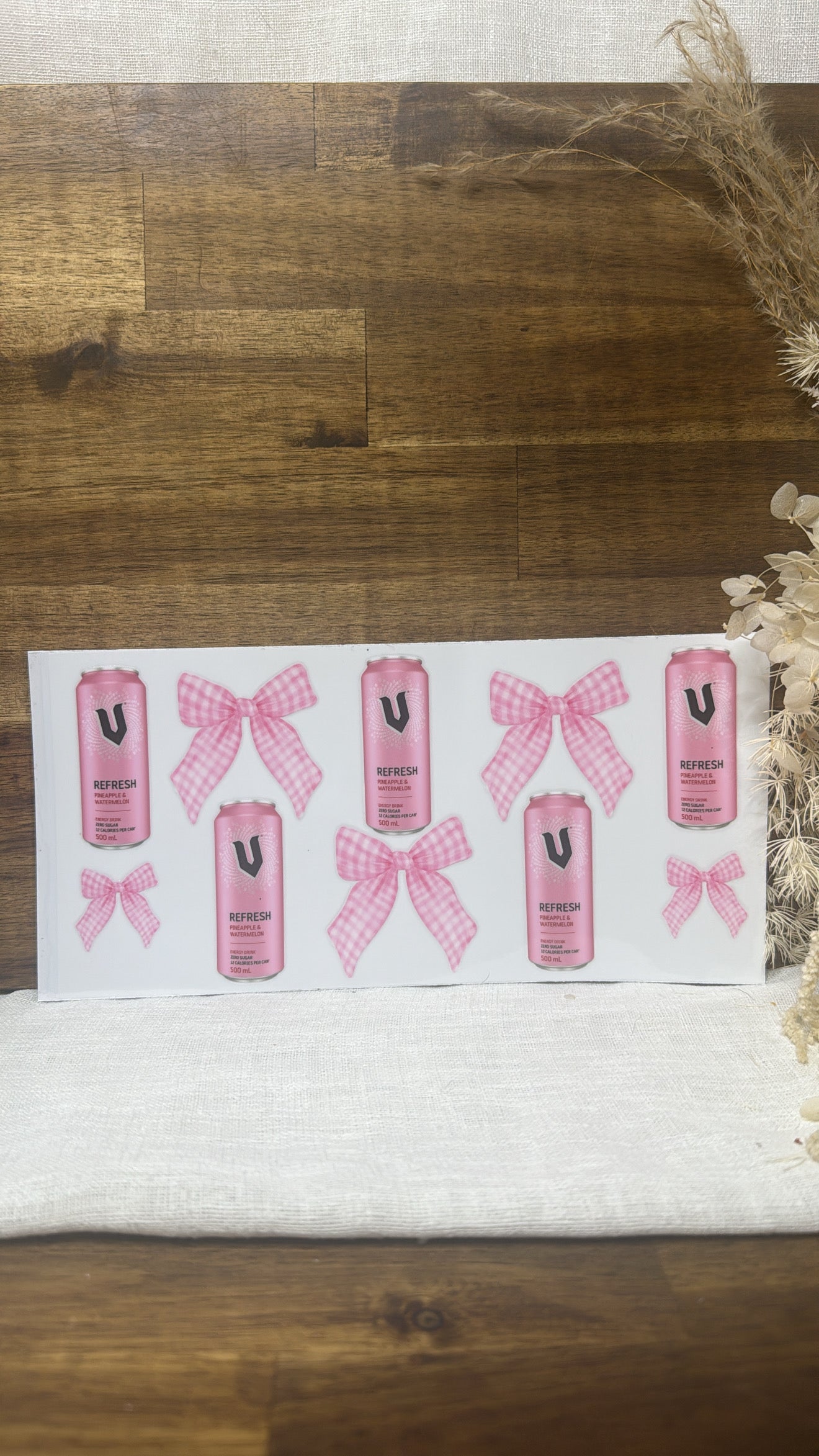 Pink V Bows