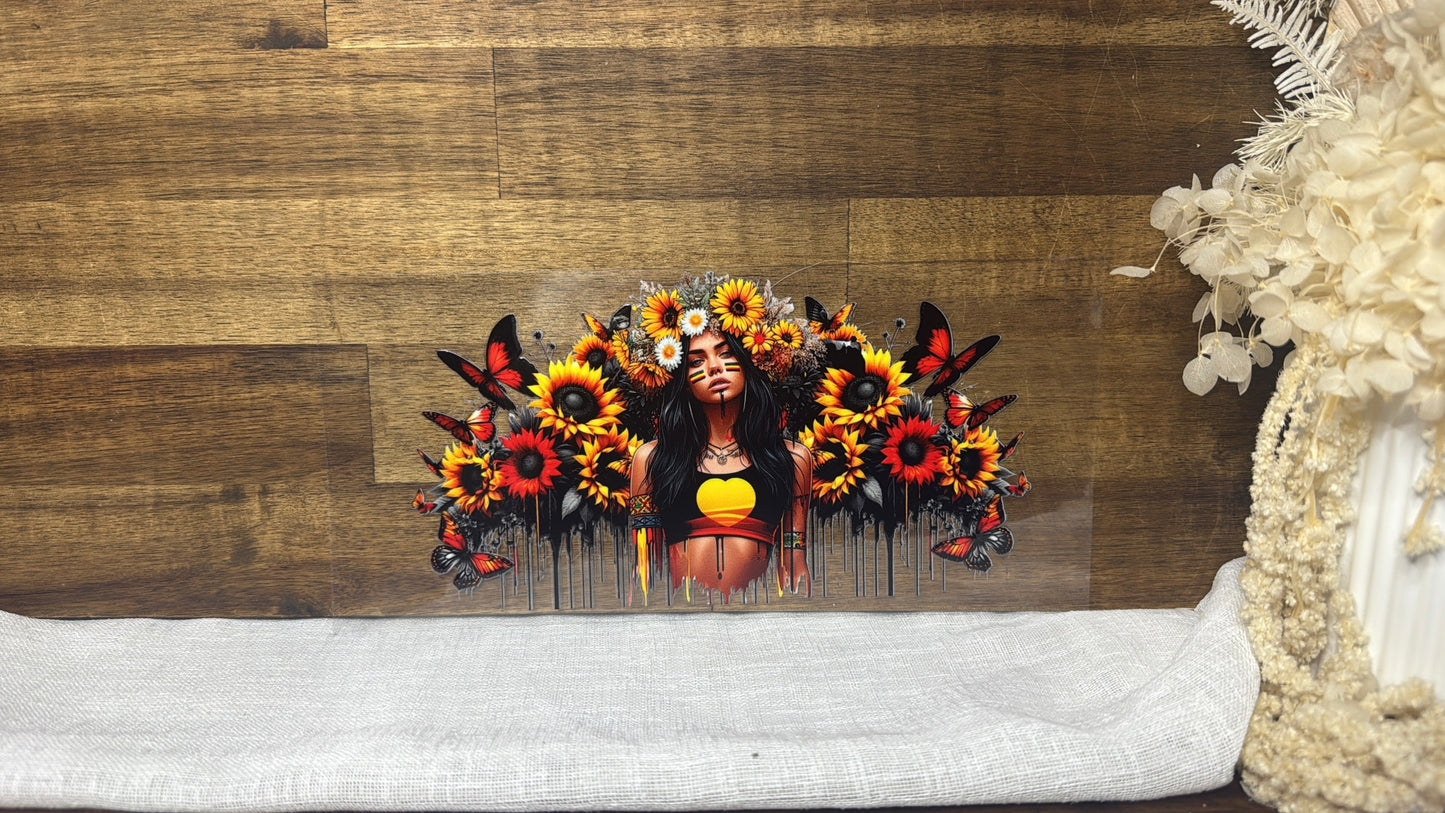 aboriginal flower girl