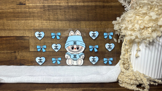 Blue Chanel labubu