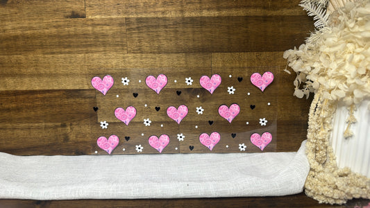 Pink aboriginal  Hearts